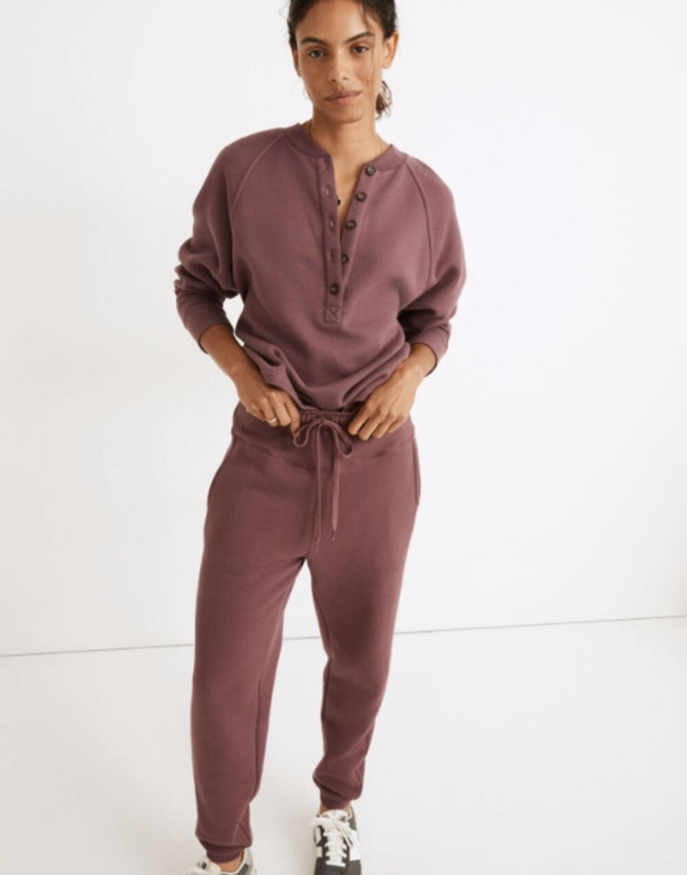 Madewell MWL Betterterry Jogger Sweatpants Manor Purple Size S
